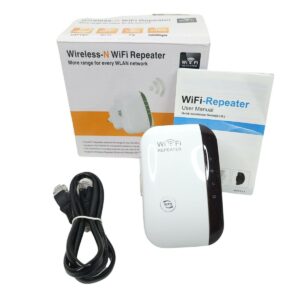 Repetidor Wi-Fi Turbo 600Mbps 2.4GHz Sinal Forte Preto