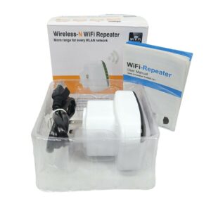 Repetidor Wi-Fi Turbo 600Mbps 2.4GHz Sinal Forte Preto
