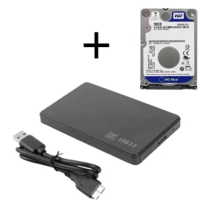 HD Externo 500GB Slim USB 3.0 – Compatível com PC, PS4, PS5, Xbox, Smart TV e Notebook
